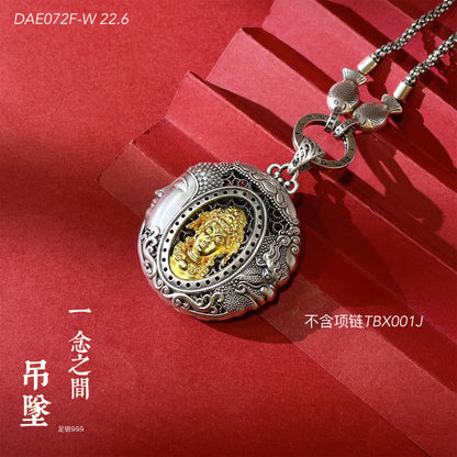 Chinese style pattern Buddha statue pendant