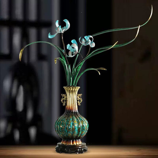 New Chinese style orchid vase decoration ornaments