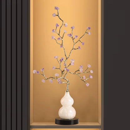 New Chinese style amethyst fortune tree art ornaments