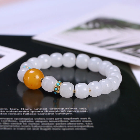 Natural Hetian Jade Bracelet