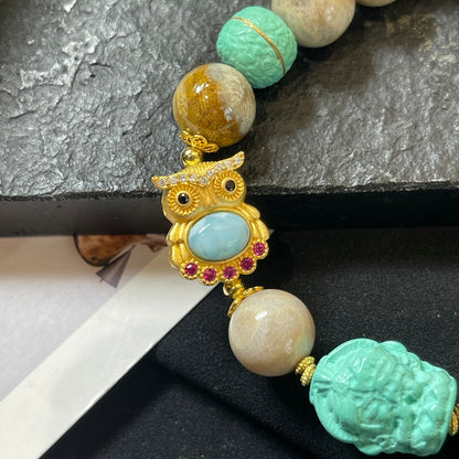 Chrysanthemum Stone Tara Bracelet