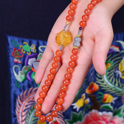 Chinese style Nanhong necklace