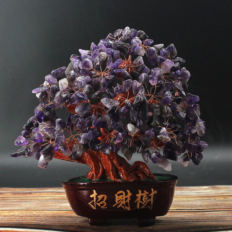 Citrine Fortune Tree Table Decorations