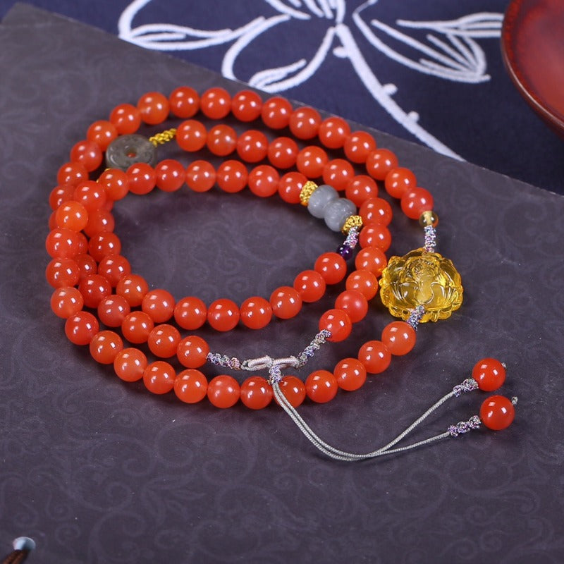 Chinese style Nanhong necklace