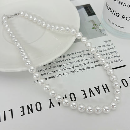 Fashion Round Imitation Pearl Necklace