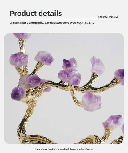 Amethyst Fortune Tree Decorative Ornaments