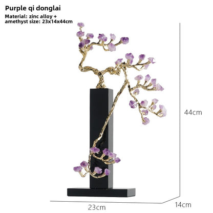 Amethyst Fortune Tree Decorative Ornaments