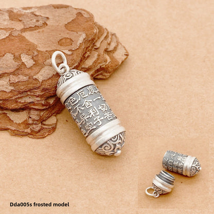 Ethnic style cylinder Tibetan pendant