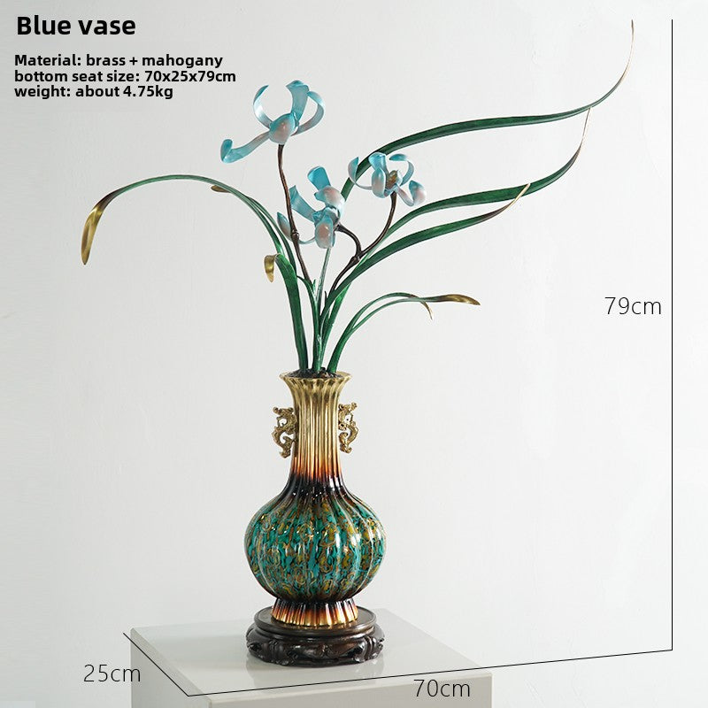 New Chinese style orchid vase decoration ornaments